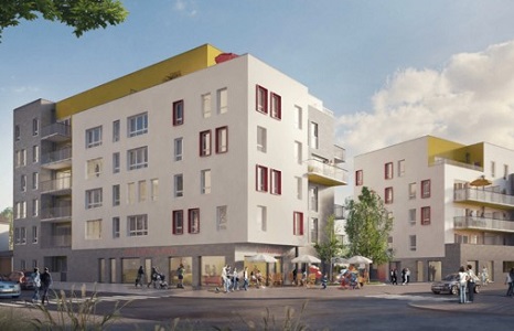 18 - CREM 52 logements collectifs et 5 logements individuels  Sotteville les Rouen (76)  lot Raspail 