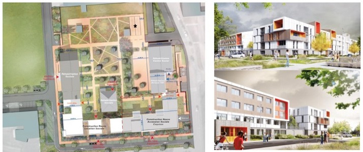 44 - Projet de renouvellement urbaine du quartier Chasse Royale  Valenciennes - Dmolition Rhabilitation Construction